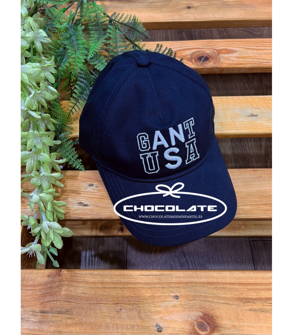 Gorra azul marino de Gant | Gorra azul marino de la marca Gant con ...