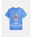Camiseta azulona con osito de Ralph Lauren