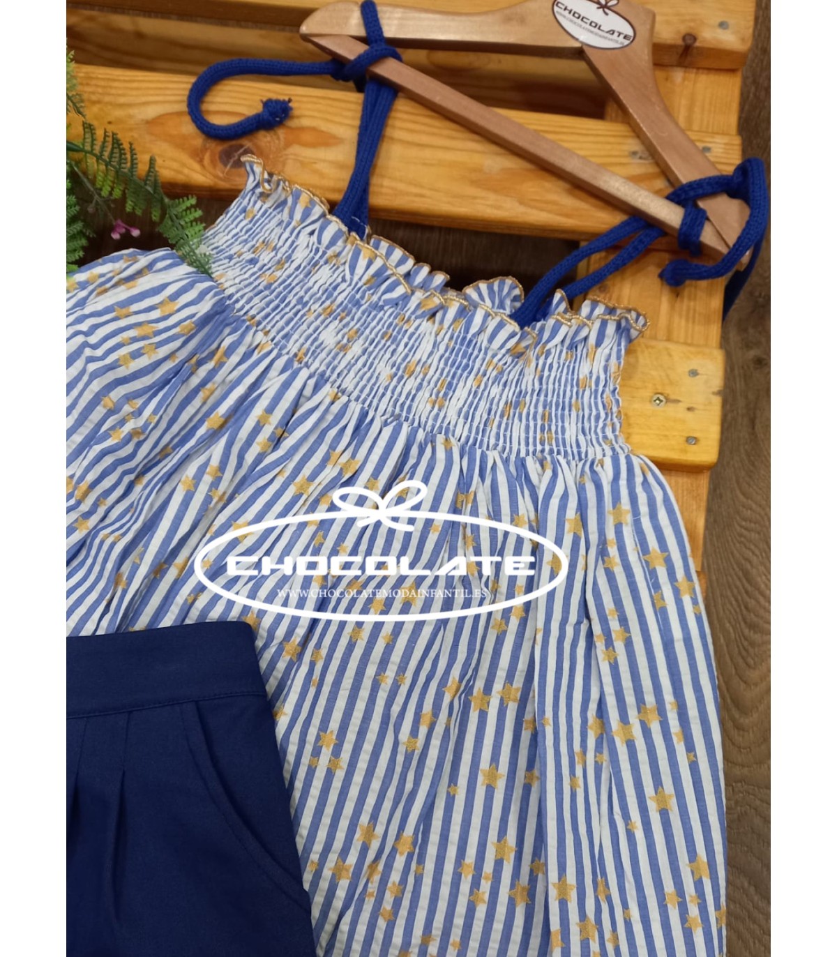 Blusa tirantes y short colección New York de La Martinica | Precios...