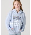 Sudadera azul celeste con logo floral de Levis para niña | Sudadera...