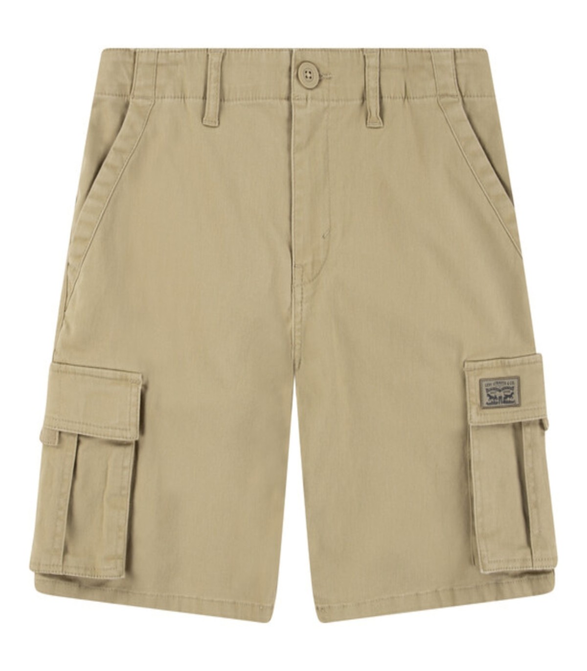 Bermuda camel de Levis para niño con bolsillos cargo | Bermuda para...