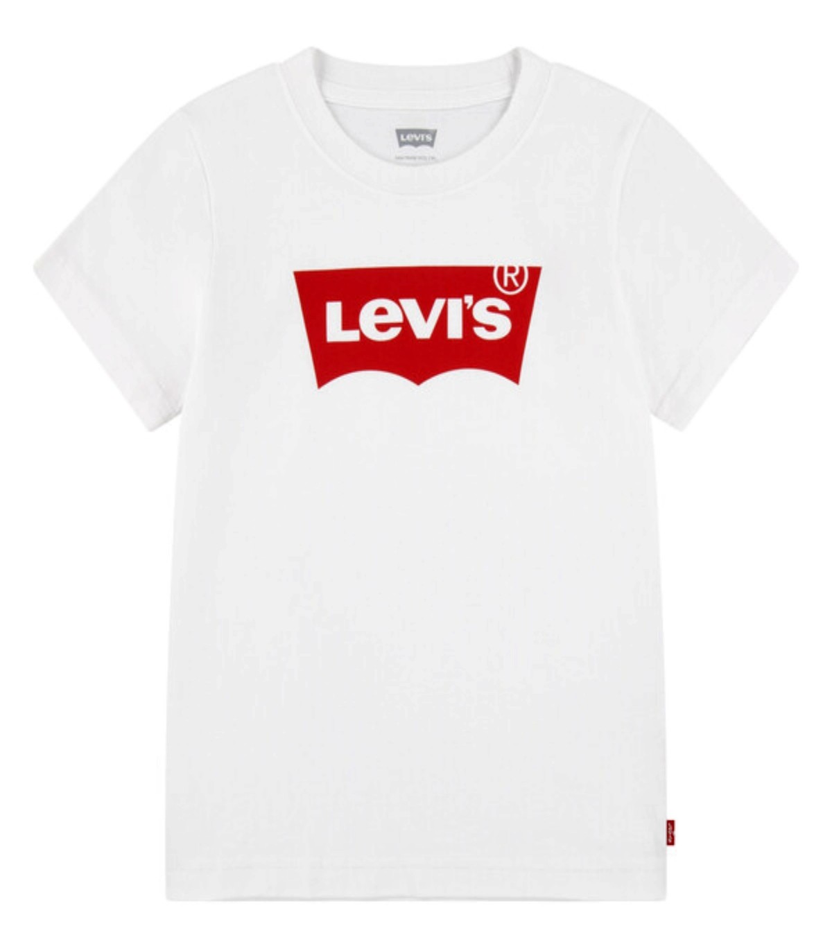 Camiseta blanca básica de Levis para niño | Camiseta blanca de mang...