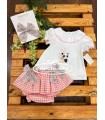 Conjunto Amelie Pétalo de Valentina bebés para niña