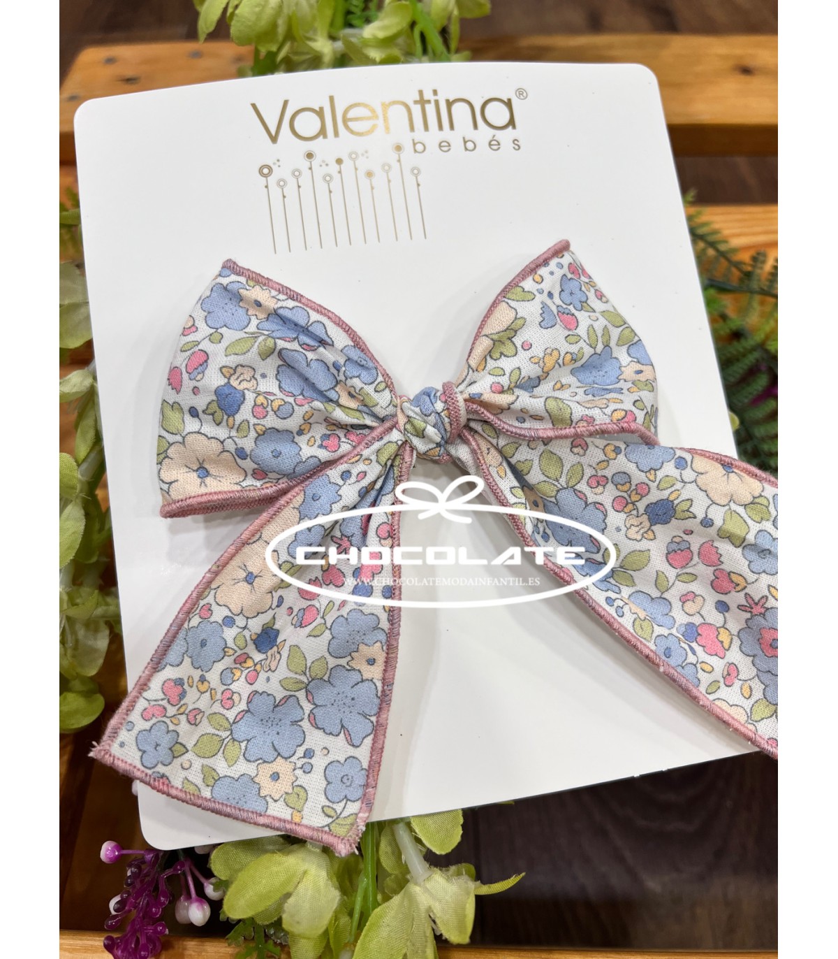 Pinza con lazada para conjunto miss Bear de Valentina bebés | Pinza...