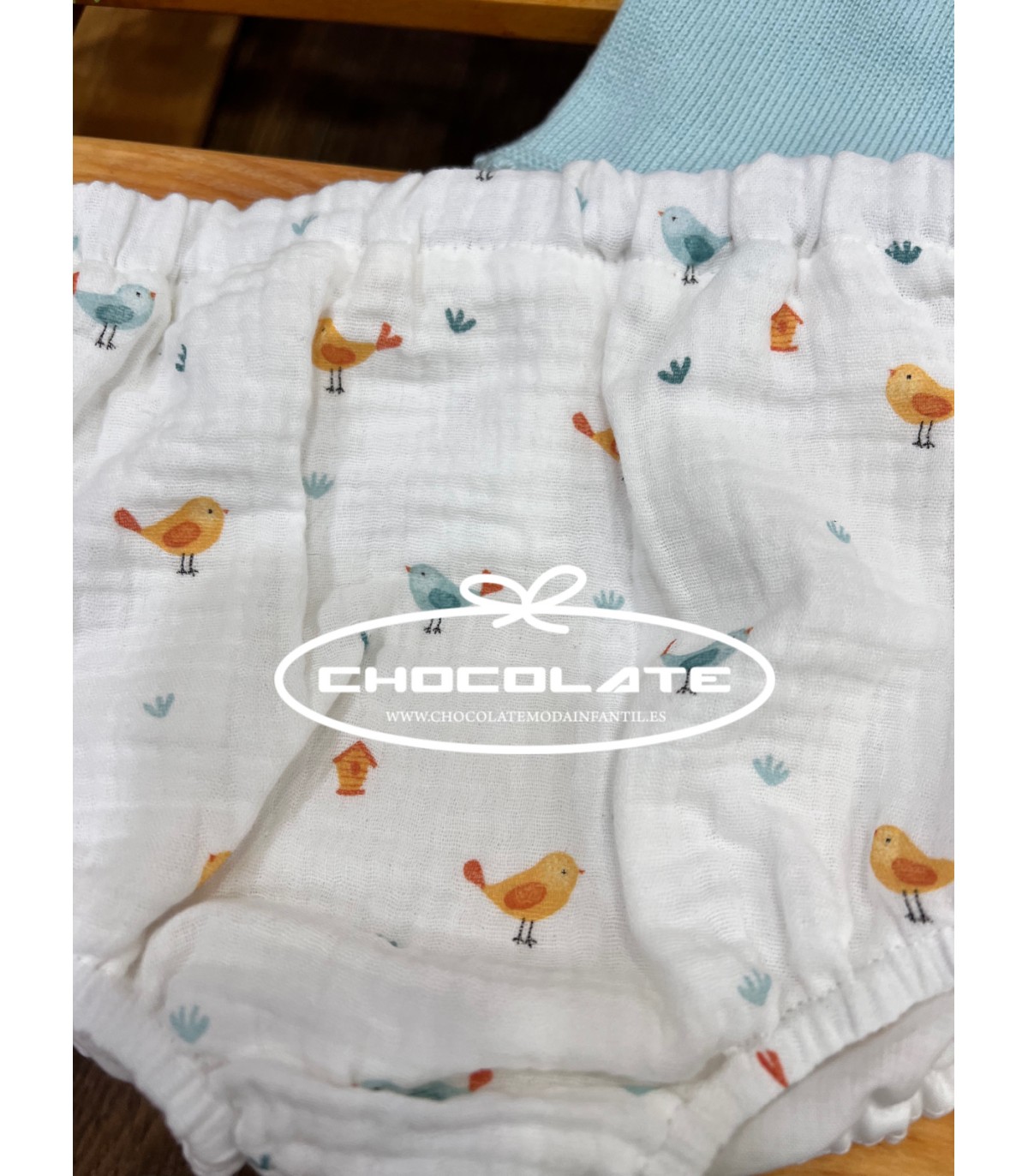 Conjunto para bebé niño de jubón verde agua y ranita de Granlei | C...