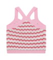 Top de punto tipo crochet para niña de Guess kids | Top de Guess pa...