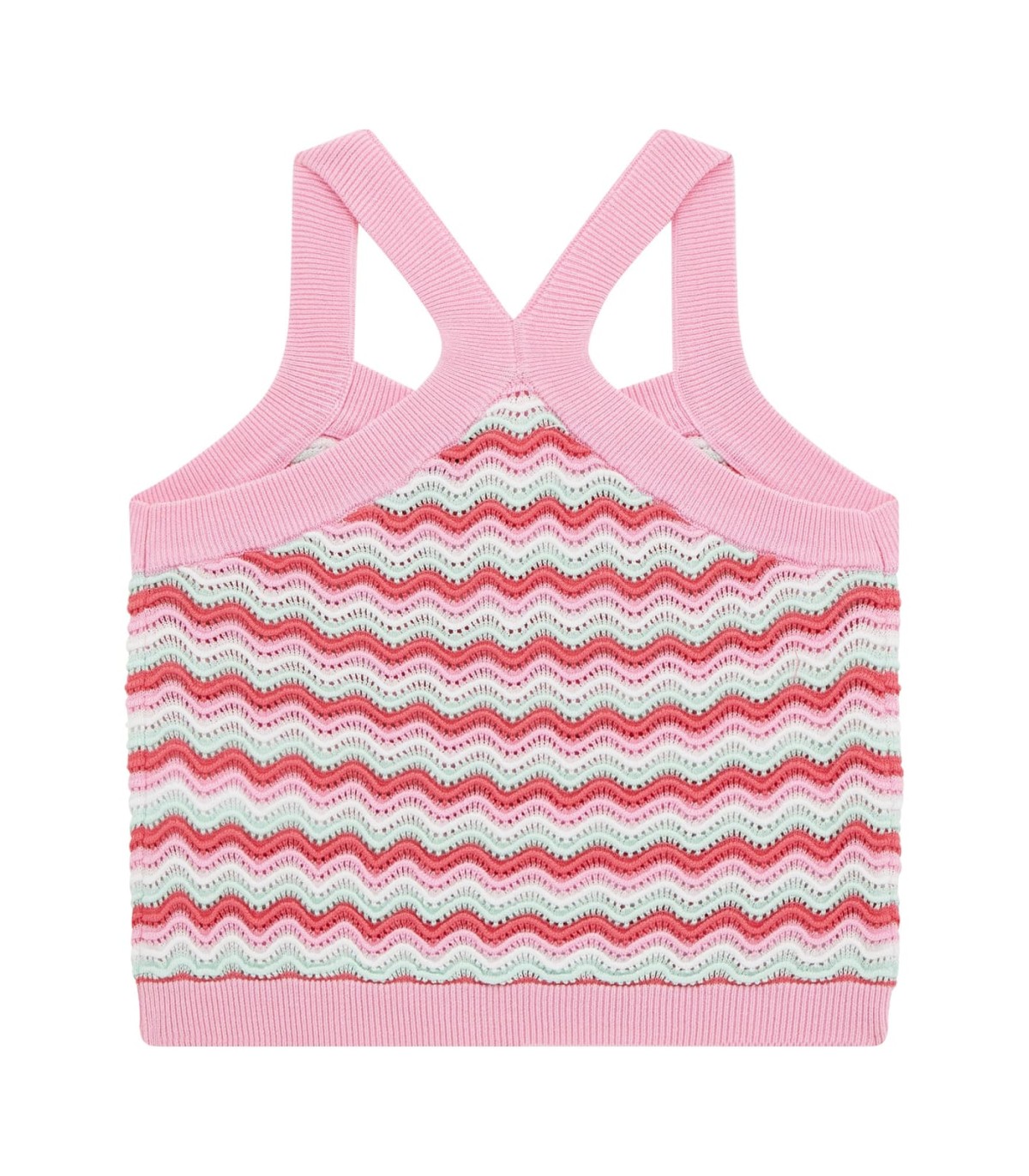 Top de punto tipo crochet para niña de Guess kids | Top de Guess pa...