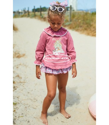 Sudadera niña de la colección Lila Flicka de La Martinica | Sudader...