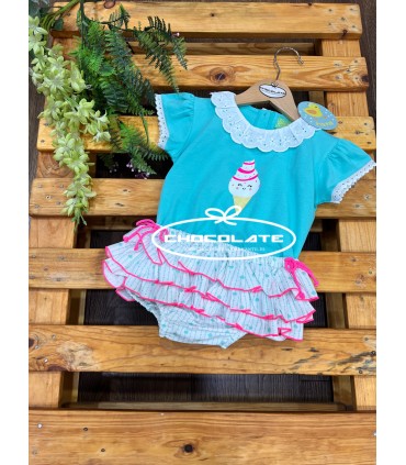Conjunto niña camiseta helado y braguita de Pio Pio | Conjunto para...