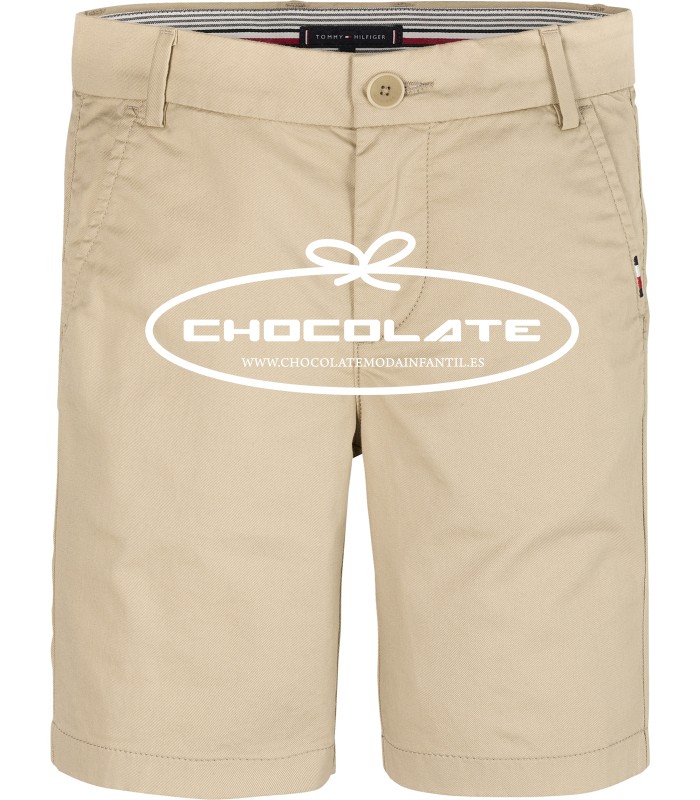 Bermuda camel de Tommy Hilfiger para niño | Bonita y elegante bermu...