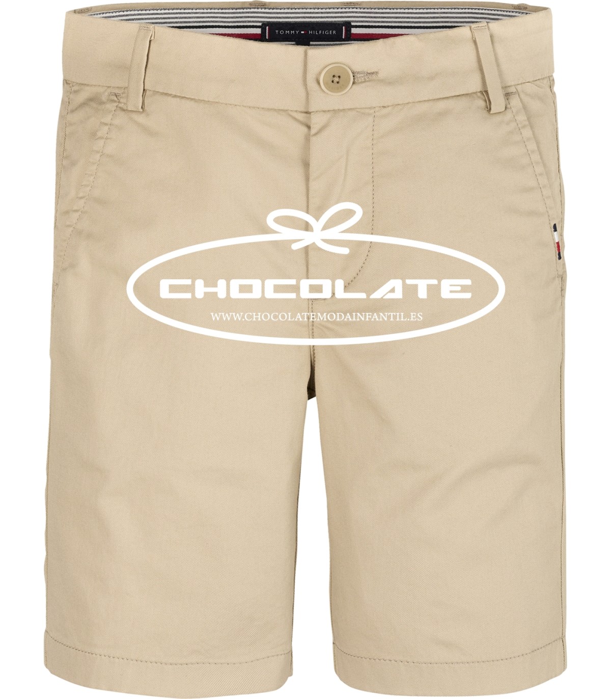 Bermuda camel de Tommy Hilfiger para niño | Bonita y elegante bermu...