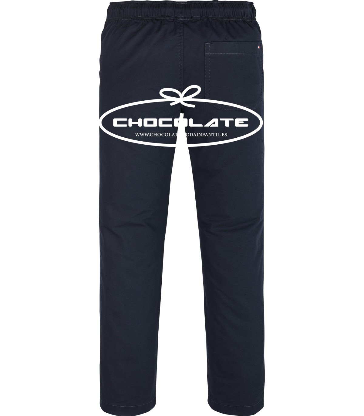 Pantalón azul marino con goma de Tommy Hilfiger para niño | Pantaló...