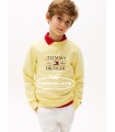 Sudadera amarilla de Tommy Hilfiger para niño | Bonita y alegre sud...