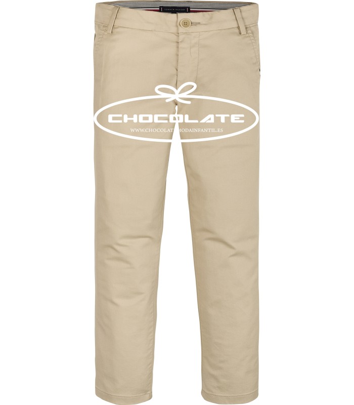 Chino camel de Tommy Hilfiger para niño | Pantalón de vestir para n...