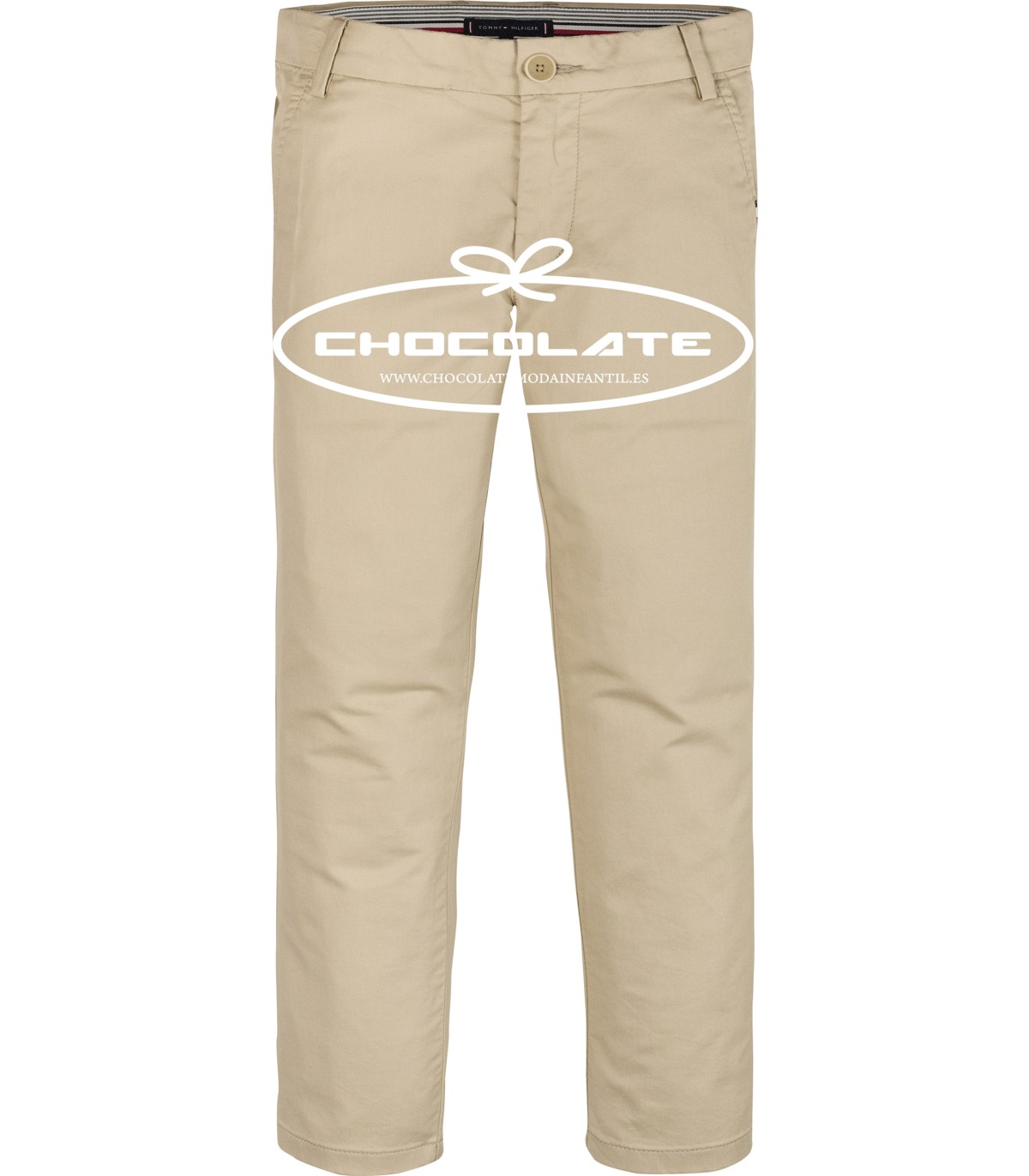 Chino camel de Tommy Hilfiger para niño | Pantalón de vestir para n...