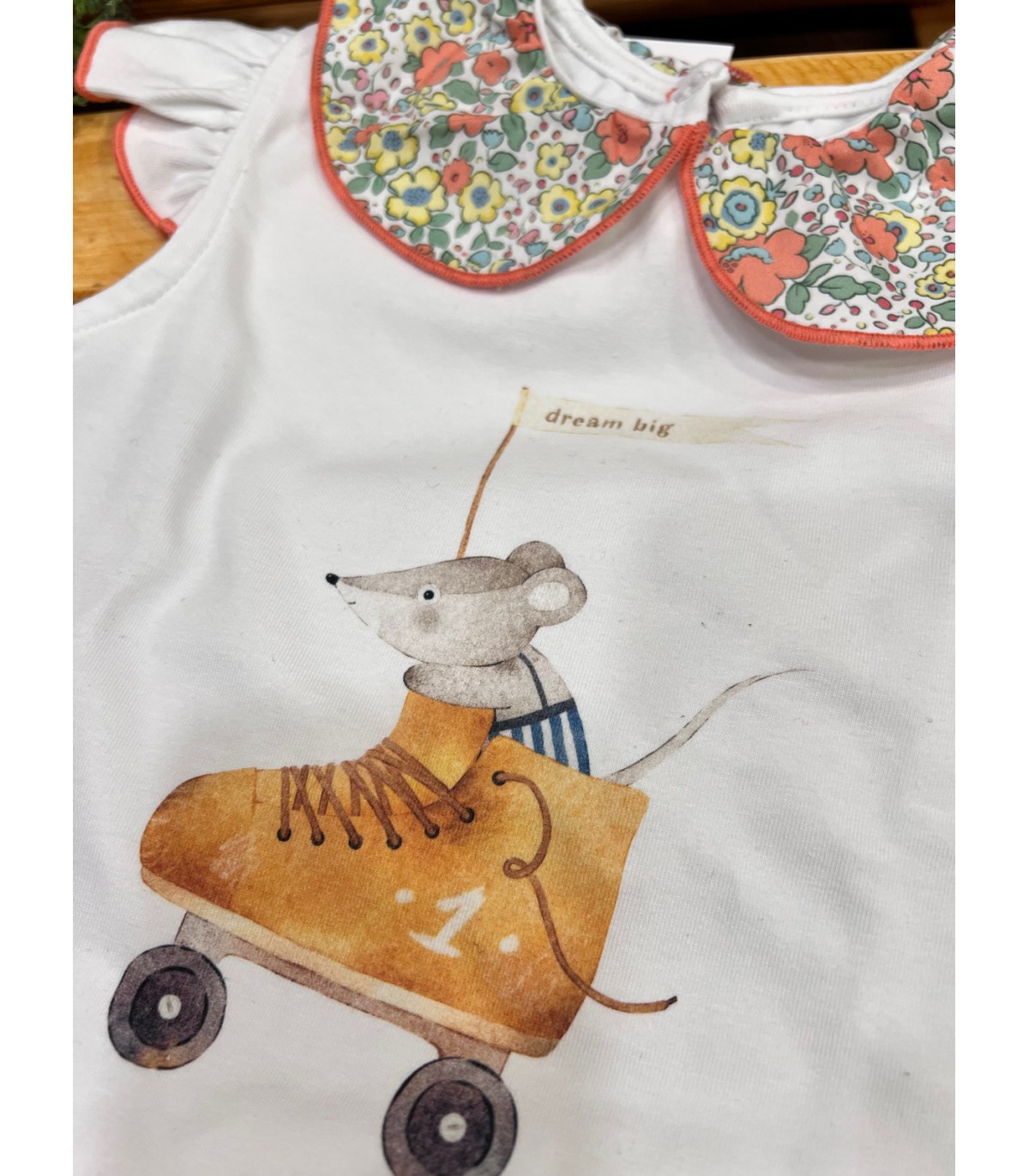 Braguita pololo y camiseta ratón Malibú de La Martinica | Conjunto ...