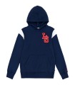 Sudadera azul marino con logo rojo de Levis para niño