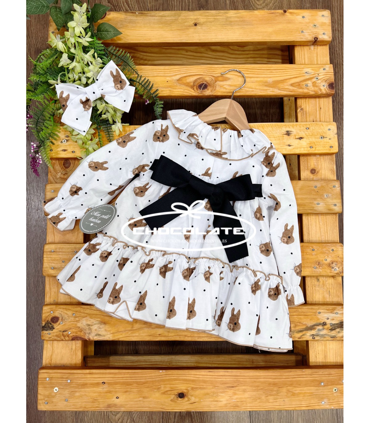 Jesusito niña conejitos Mon Petit Bonbon | Adorable jesusito para n...