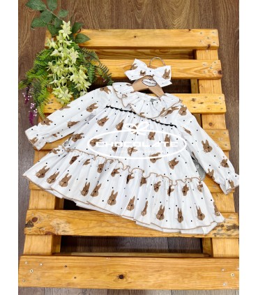 Jesusito niña conejitos Mon Petit Bonbon | Adorable jesusito para n...