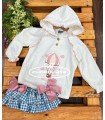 Conjunto niña sudadera y braguita globos de Mon Petit Bonbón | Conj...