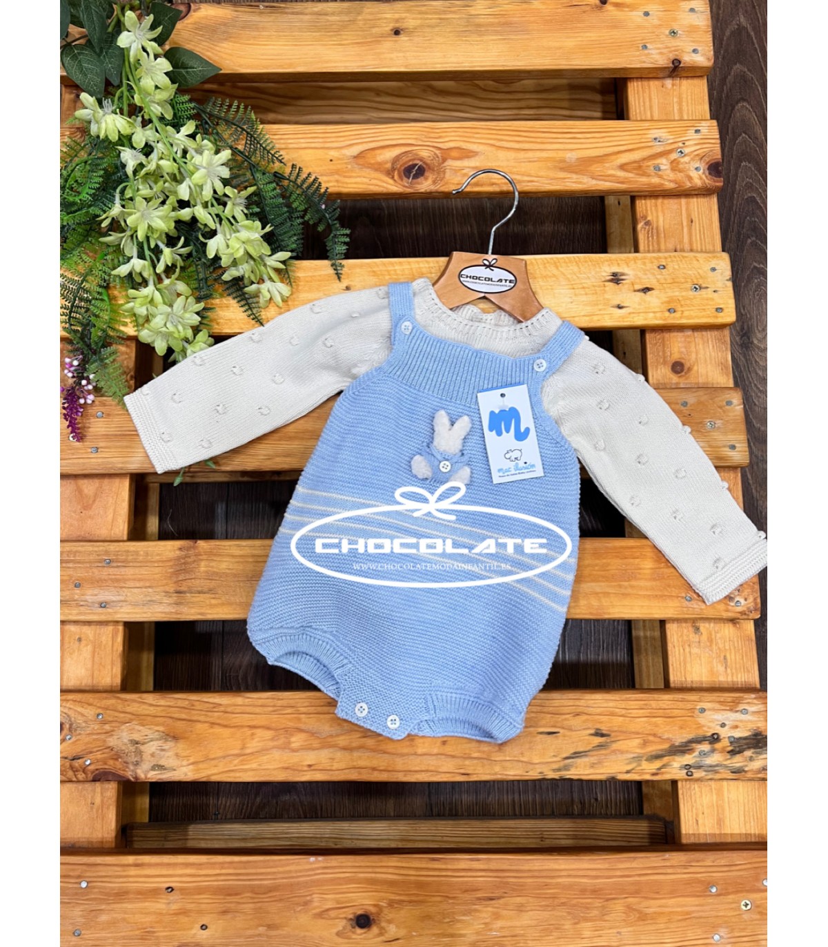 Conjunto de peto y jersey de Mac ilusión para bebé | Conjunto para ...