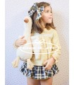 Conjunto niña braga volantes y blusa colección Bristol de La Martin...