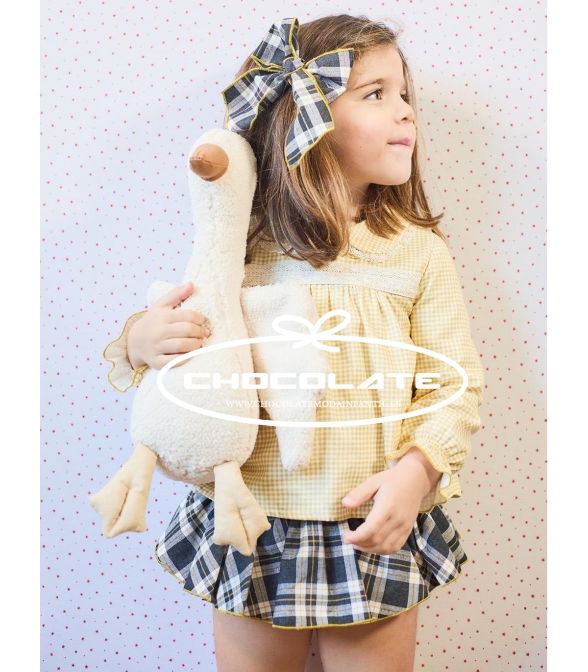 Conjunto niña braga volantes y blusa colección Bristol de La Martin...