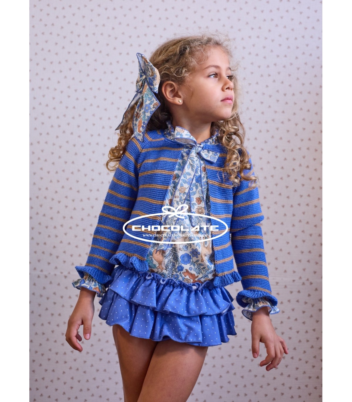 Chaqueta niña 3/4 colección Children Chocolate de La Martinica | Ch...