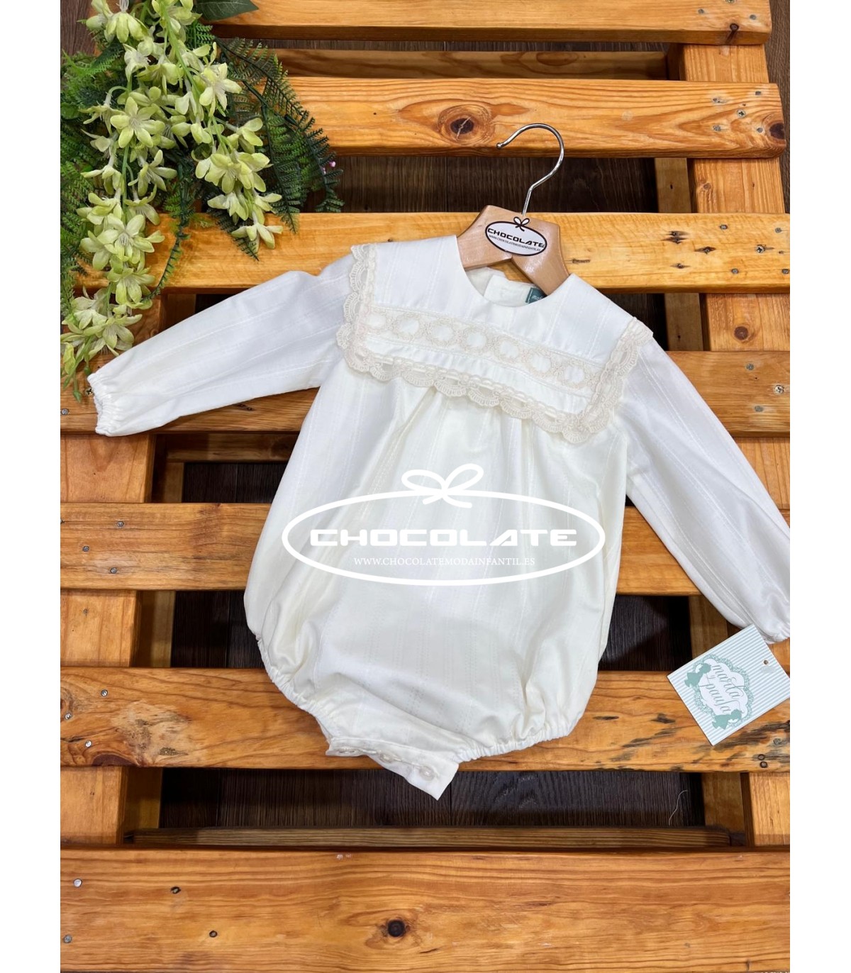 Pelele ceremonia colección Audrey de Marta y Paula | Pelele de la c...