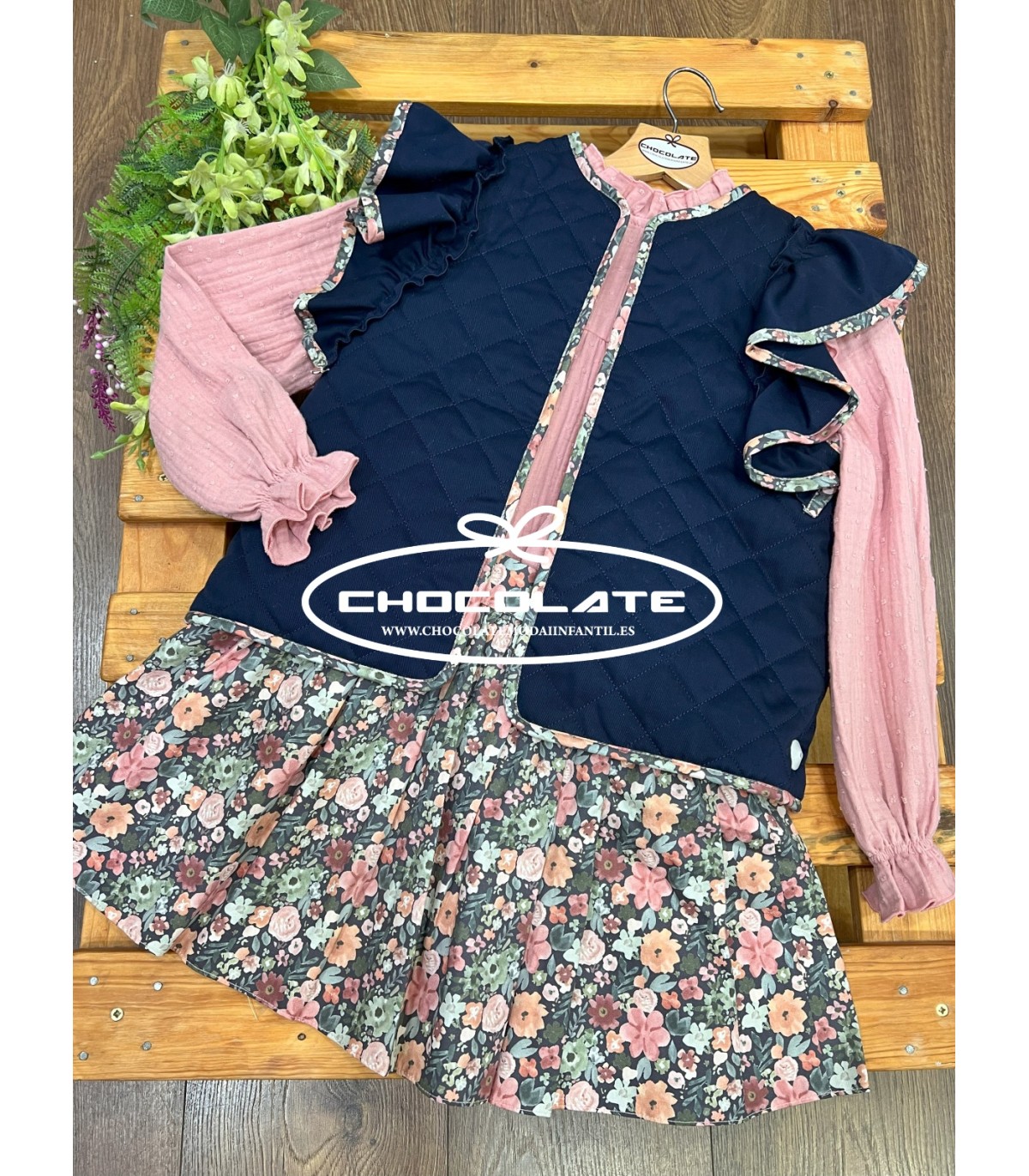 Chaleco marino ribete flores Un pedacito de mí de La Martinica | Pr...