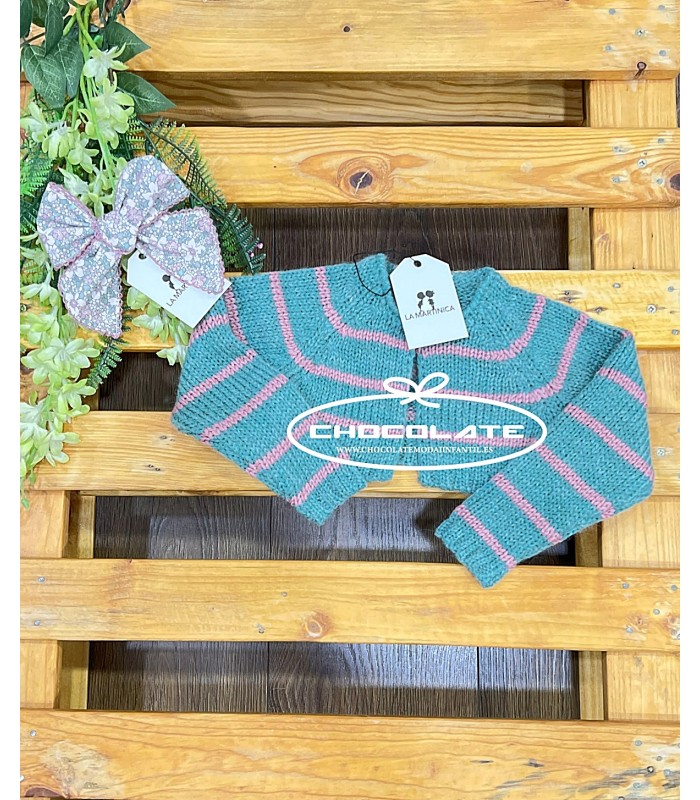 Chaqueta corta niña rayas colección Viena de La Martinica | Precios...