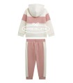 Chándal niña beige y rosa Guess | Chándal para bebe niña formado po...