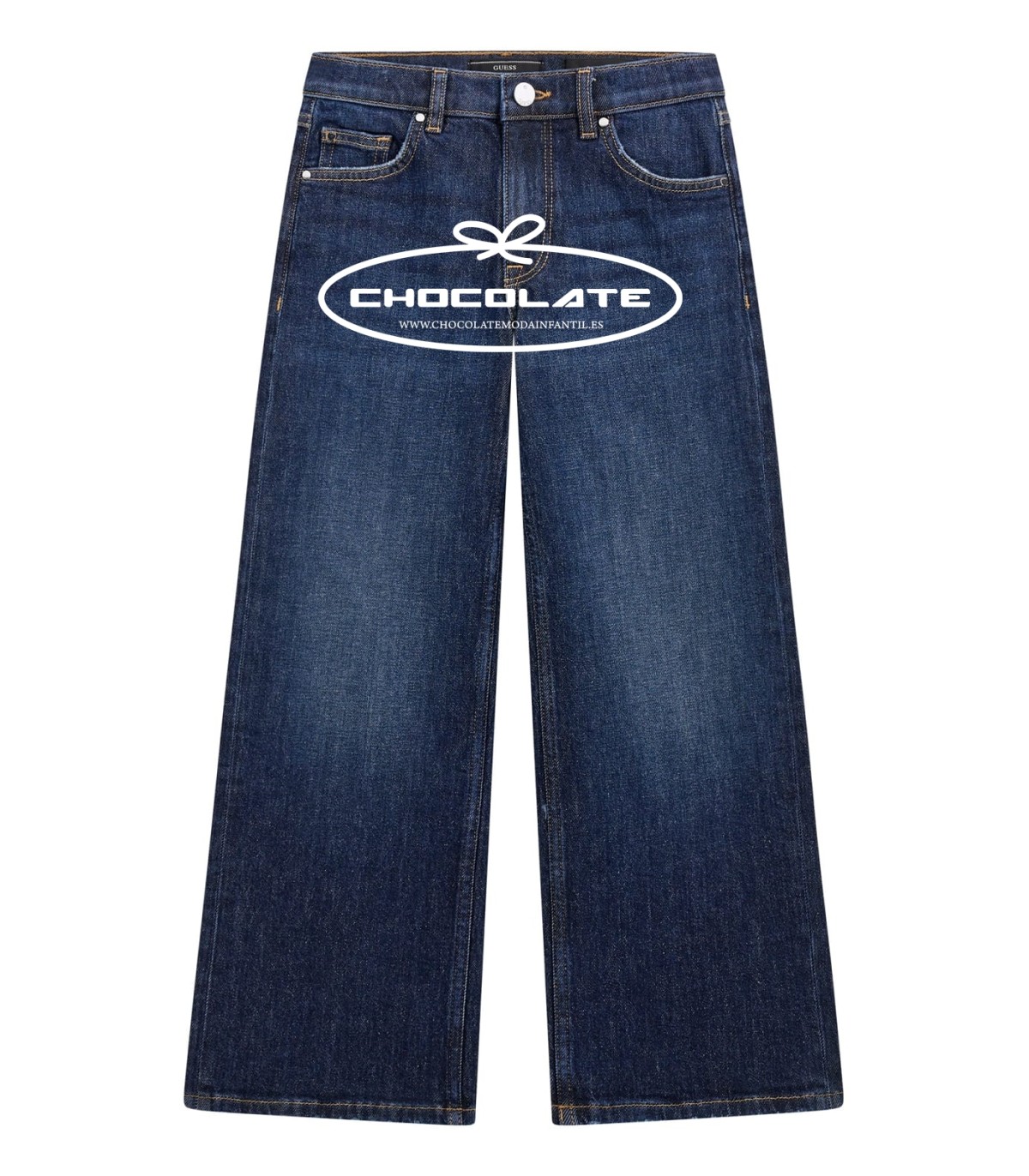 Pantalón vaquero ancho de Guess para niña | Pantalón vaquero, tono ...