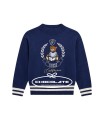 Jersey azul con oso de Guess para niña | Bonito jersey para niña de...