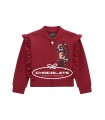 Sudadera burdeos de Guess para niña | Sudadera de Guess kids para n...
