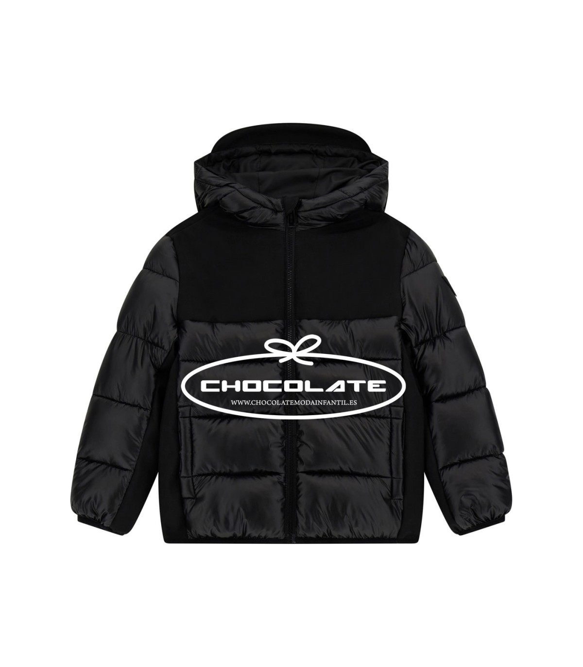 Plumífero negro de Guess para niño | Plumífero de Guess para niño e...