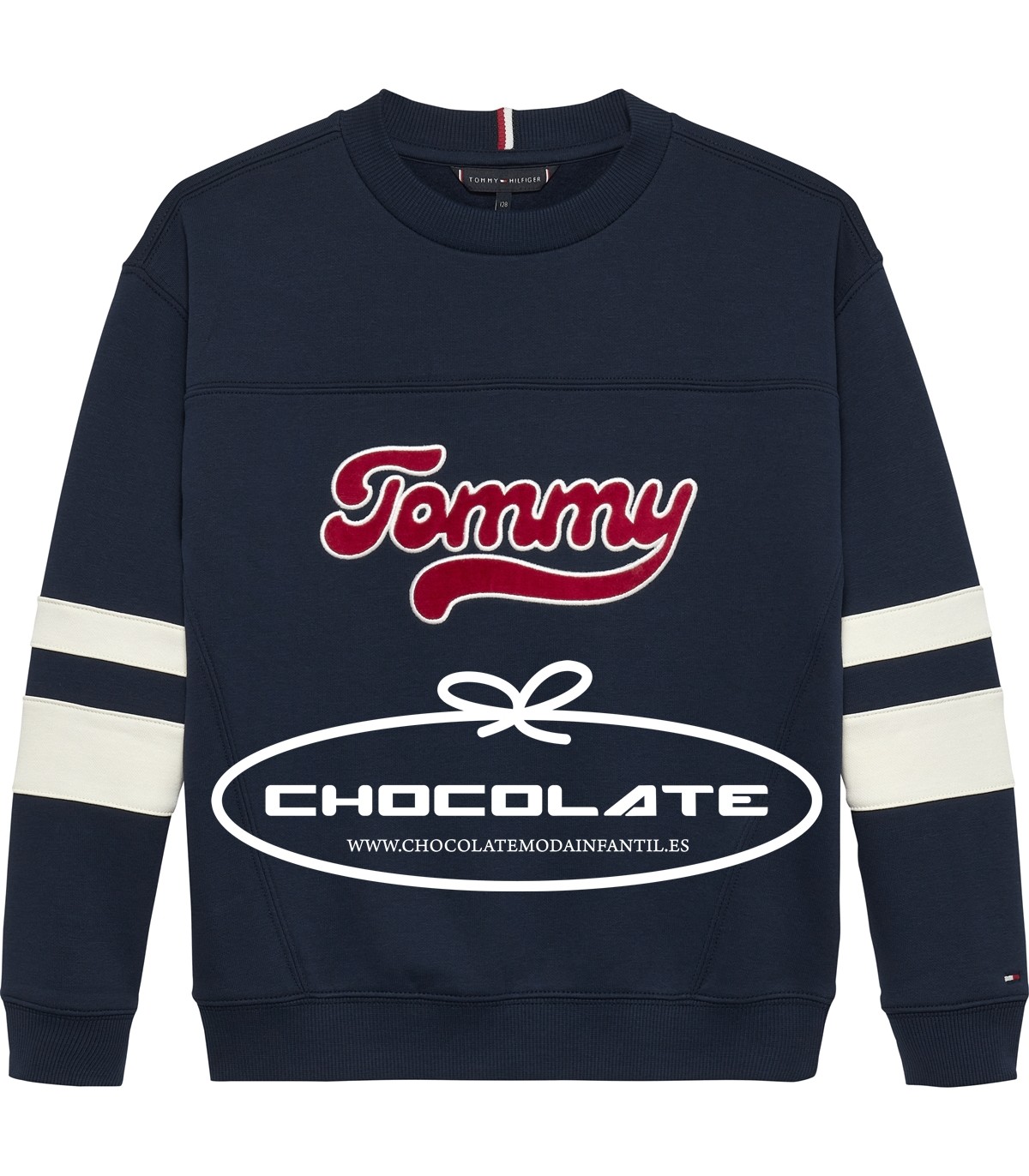 Sudadera niño marino Tommy Hilfiger | Sudadera azul marino con logo...