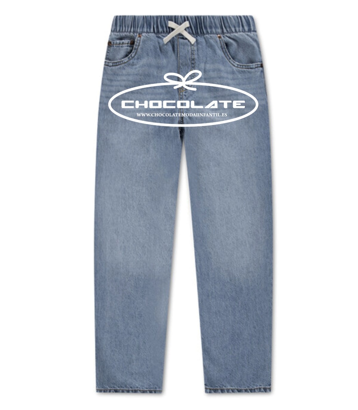 Vaquero claro goma ajustable Levis | Pantalón vaquero blando para n...