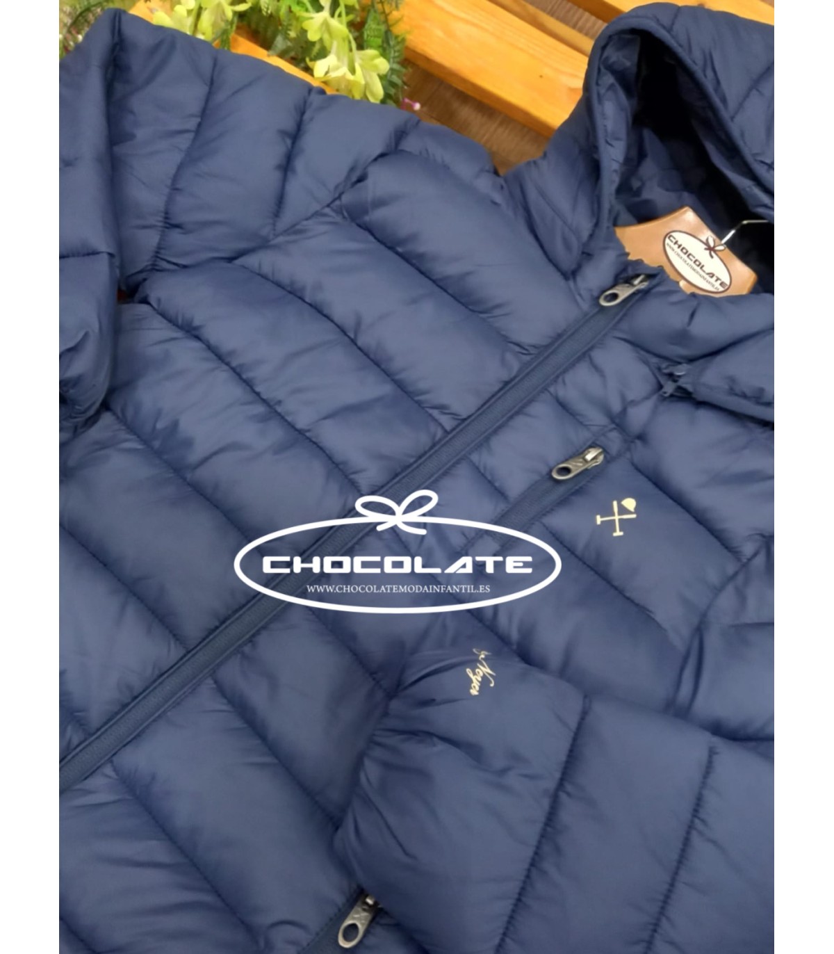 Cazadora niño marino Harper & Neyer | Cazadora acolchada azul marin...