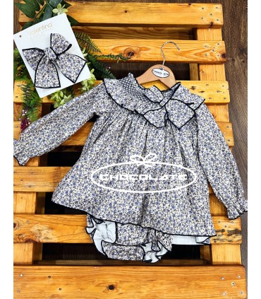 Jesusito niña flores marino colección London de Valentina bebés | J...