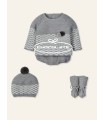 Conjunto de punto gris de Mac ilusión para bebé | Conjunto para beb...