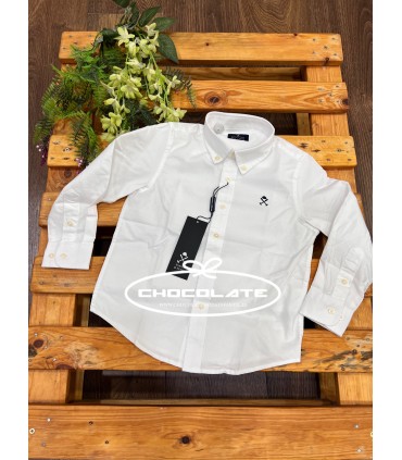 Camisa niño blanca Harper & Neyer | Camisa básica en color blanco d...