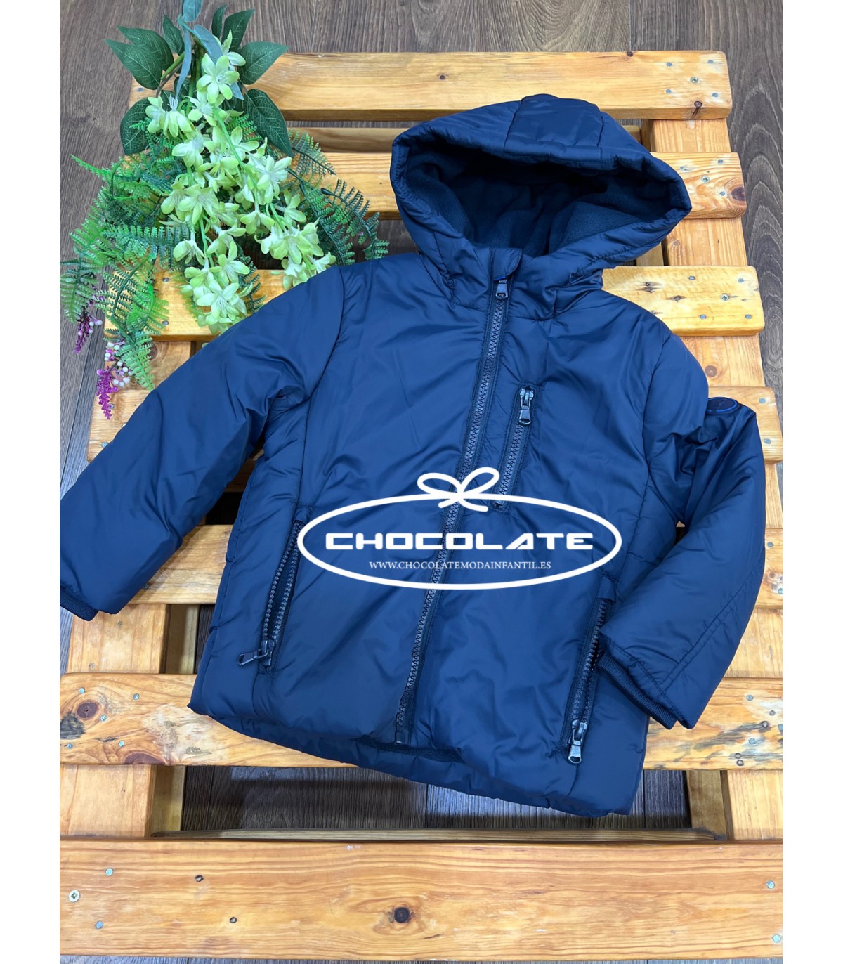 Plumífero unisex azul marino | Este plumífero ideal tanto para niño...