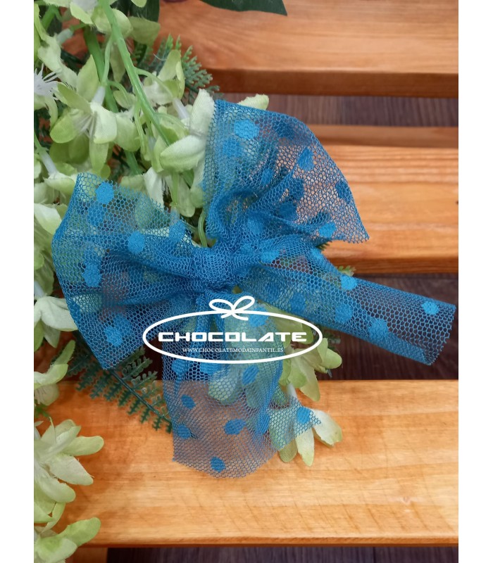 Pinza lazada para niña en tul para niña | Pinza con lazada para niñ...