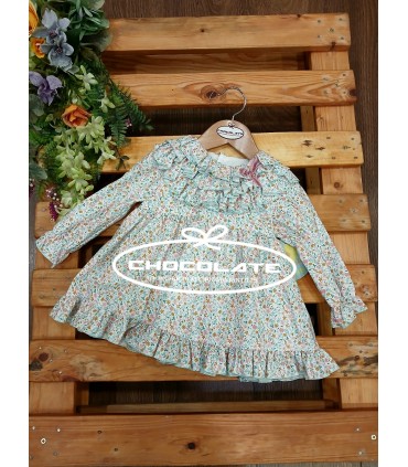 Jesusito estampado flores verde agua Pio Pio | Precioso jesusito pa...