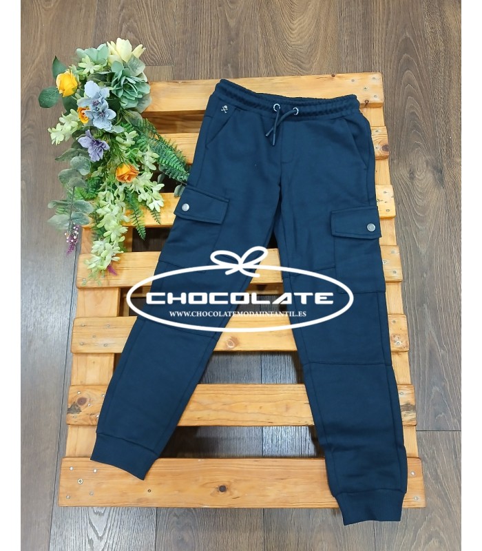 Pantalón niño jogger azul marino de Harper and Neyer | Pantalón azu...