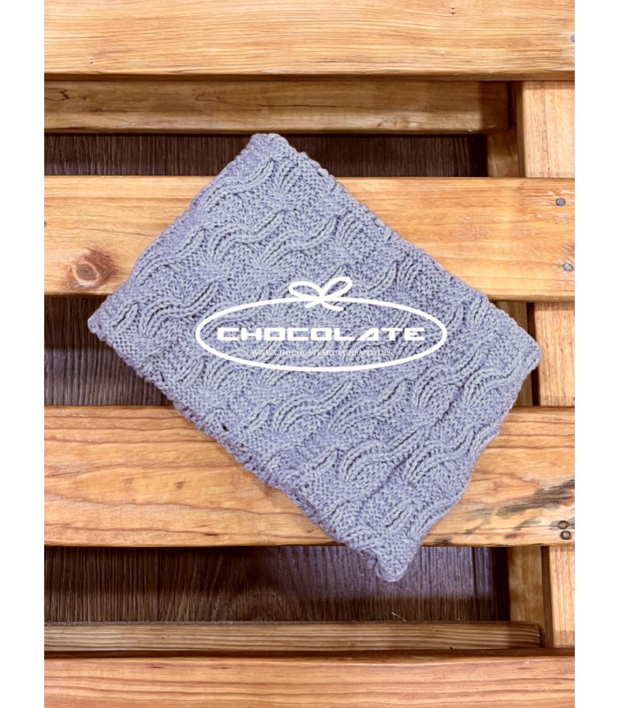 Cuello gris de Mac ilusión para niño y niña | Cuello gris con tejid...