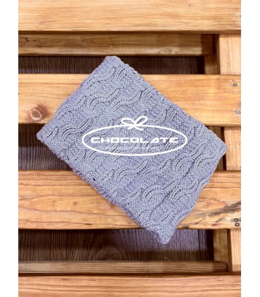 Cuello gris de Mac ilusión para niño y niña | Cuello gris con tejid...