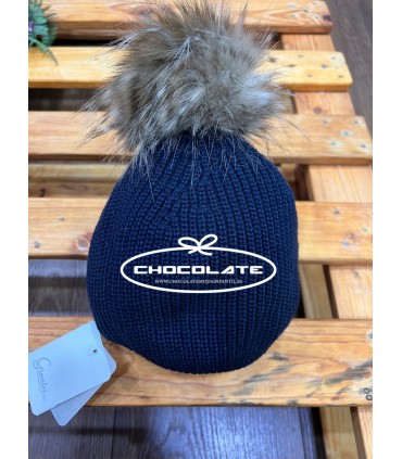 Gorro azul marino de Granlei para niño y niña | Gorro en color azul...