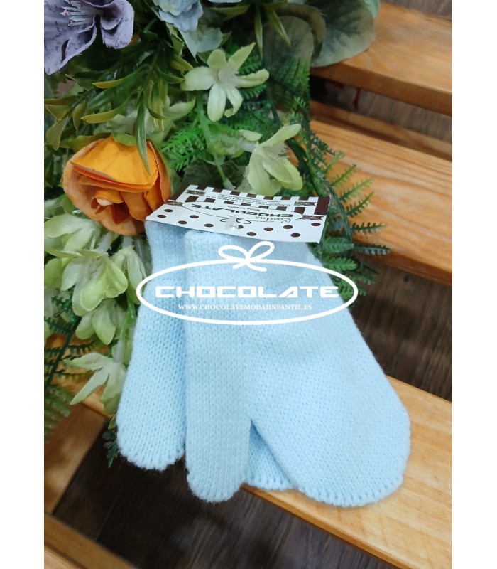 Manoplas azul celeste de Mac ilusión para bebé | En color azul cele...
